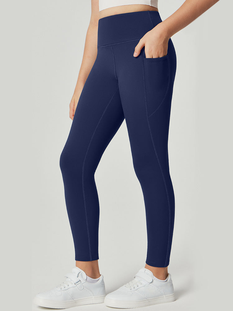 HeatLab Fleece Lined Winter Yoga Pants - HY49 - Ink / XS