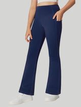 HeatLab™ Girl's Fleece Lined Flare Pants Navy