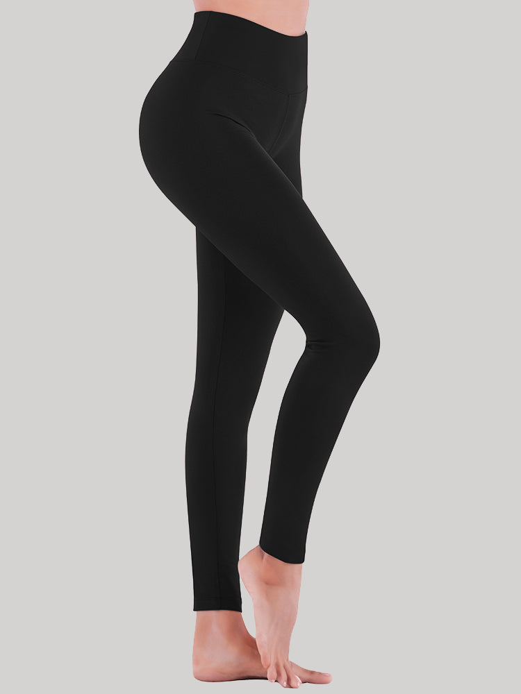 ALONG FIT Crossover Leggings for Women with Phone Pockets, 28'' Inseam Full  Length Non-See-Through Buttery Soft Yoga Pants : : Clothing