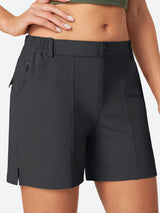 UPF 50+ Hiking Golf Shorts Charcoal Gray