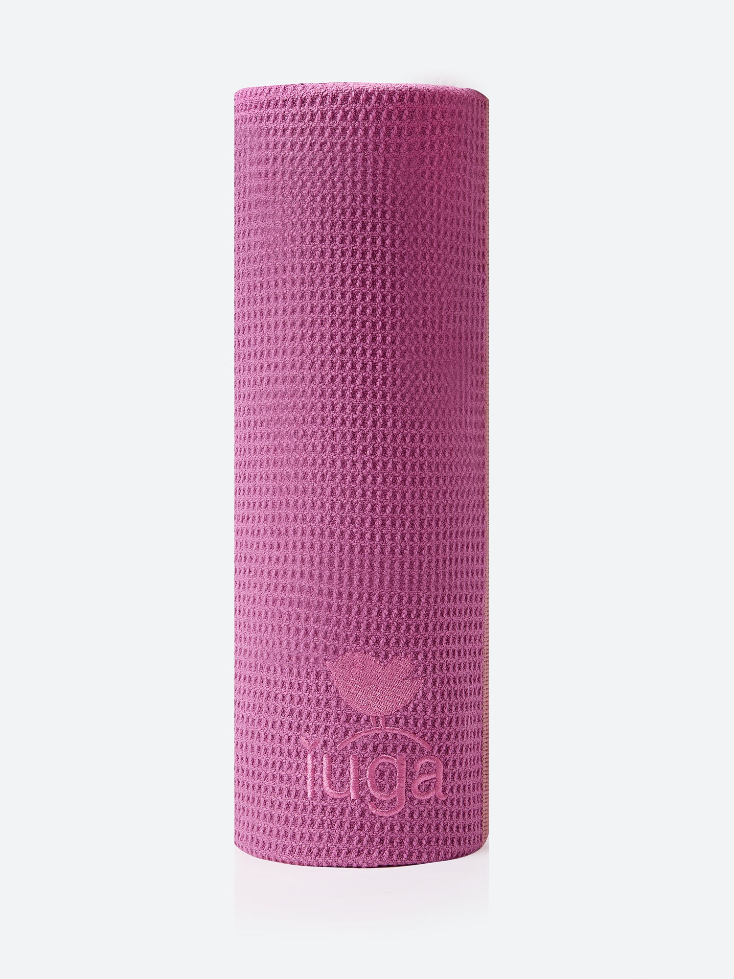 Microfiber Non Slip Yoga Mat Towel Antique Fuchsia