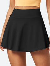 High Waisted Tennis Skirts Black