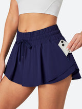 Quick Dry Flowy Athletic Shorts Navy