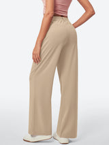 IUGA High Waisted Waffle Wide Leg Work Pants