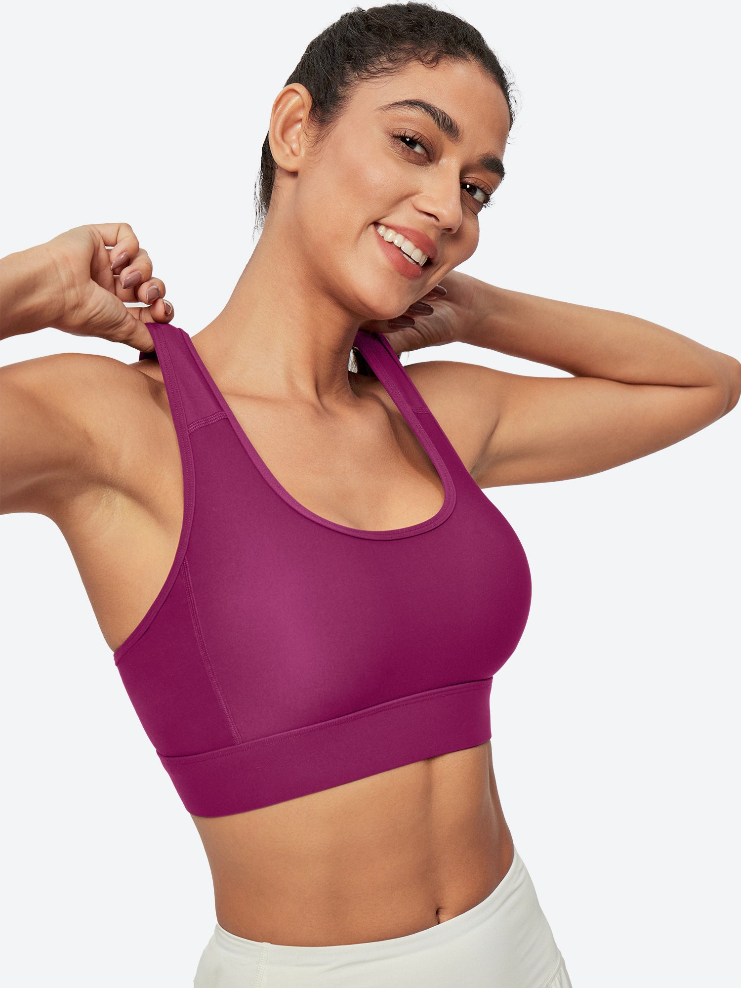 IUGA Racerback High Impact Sports Bras With Sewn-in Pads