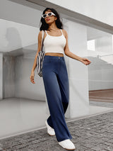 IUGA High Waist Pull On Wide Leg Jeans