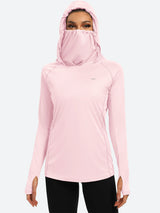 UPF 50+ Long Sleeve Sun Protection Shirts Pink