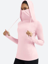 UPF 50+ Long Sleeve Sun Protection Shirts Pink