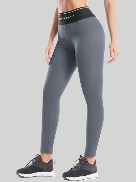 Avia Thick Fleece Lined Reflective Cold Weather Athletic Leggings