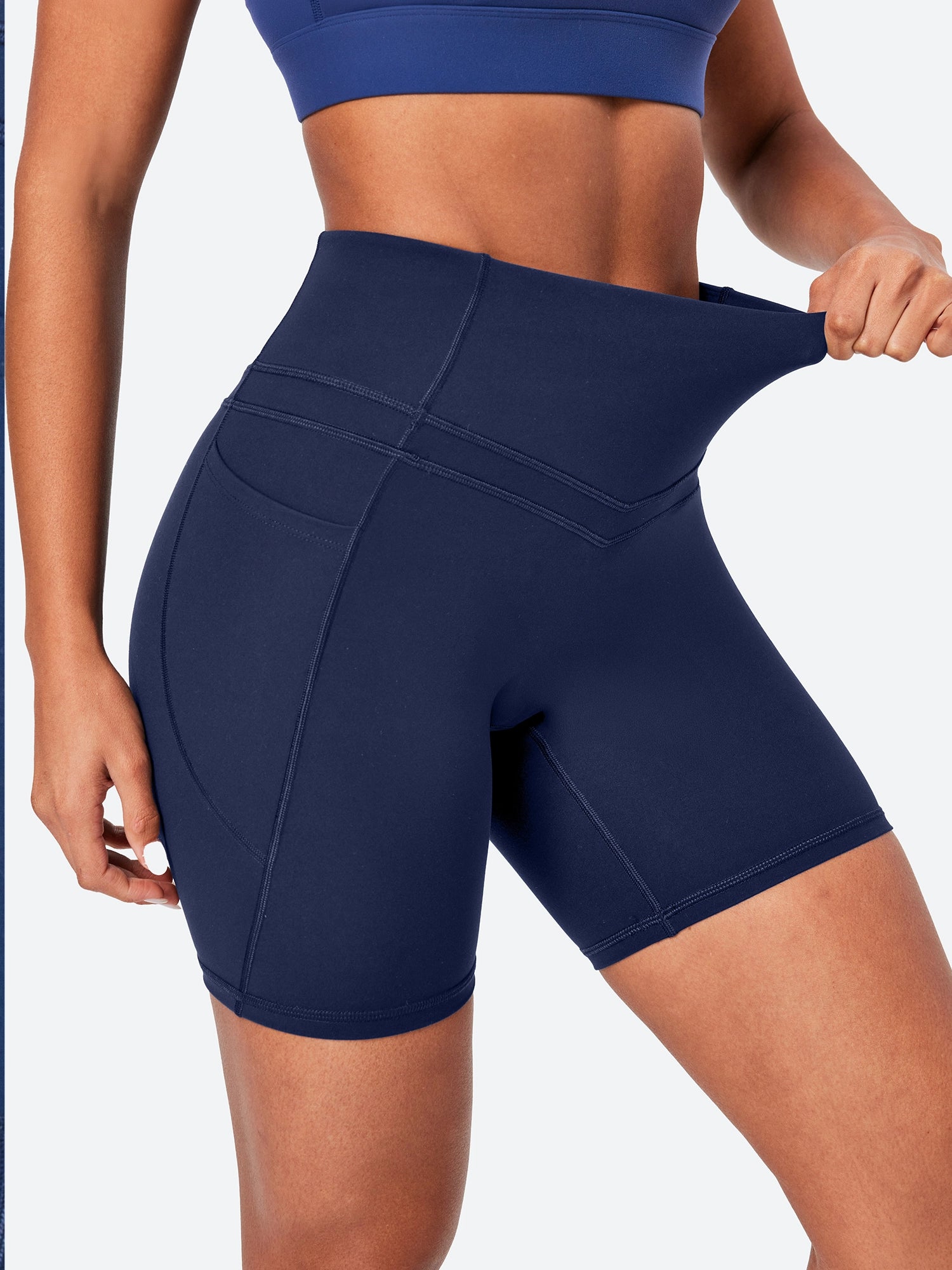 IUGA PowerTight™ 6'' Sandwich High Waist No Front Seam Shorts