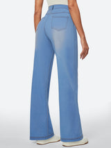 IUGA High Waist Pull On Wide Leg Jeans