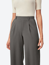 IUGA Wide Leg Pull On Stretchy Work Pants With Pockets