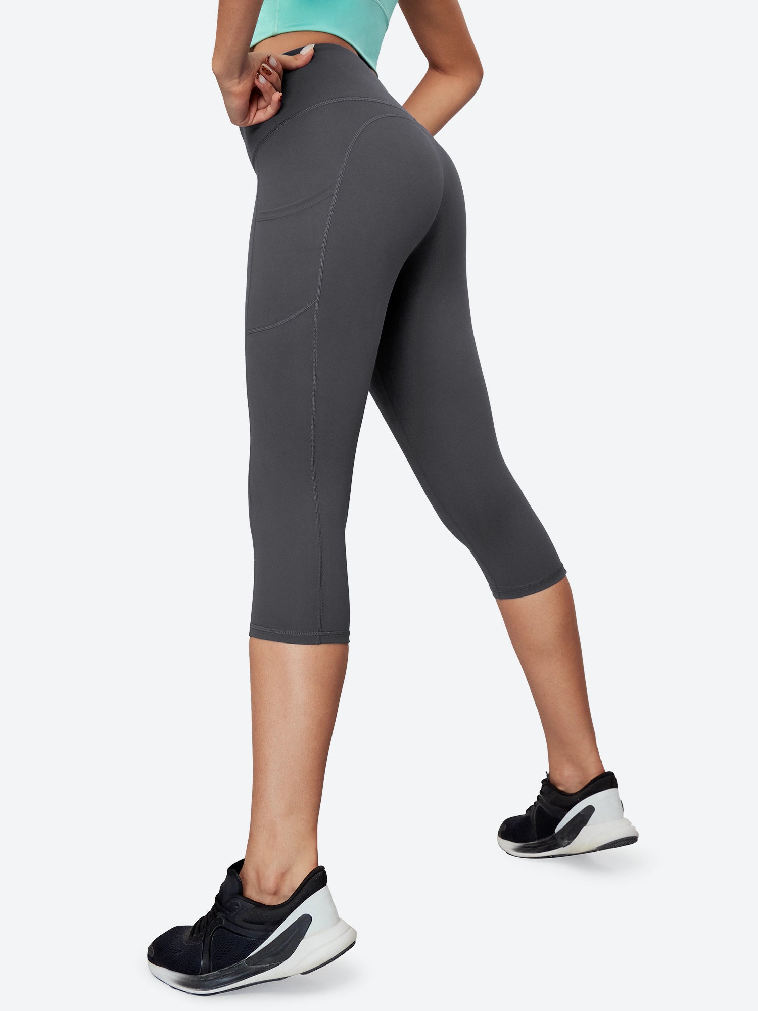 IUGA Capris With Pockets Squat Proof