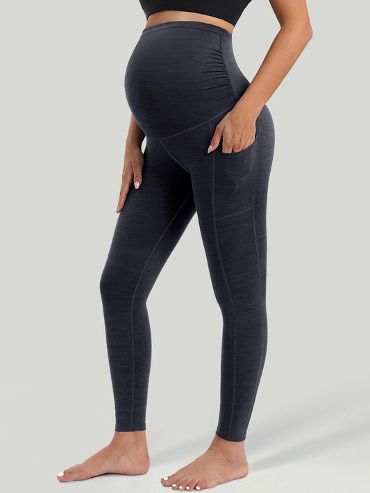  YUNOGA Womens Buttery Soft 21 Inseam Yoga Pants, High  Waisted Tummy Control Workout Running Capri Leggings
